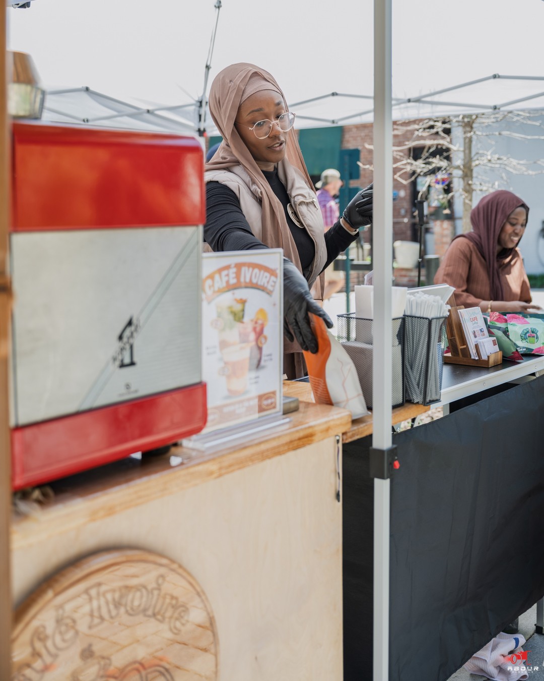 Pouring at the Beltline.